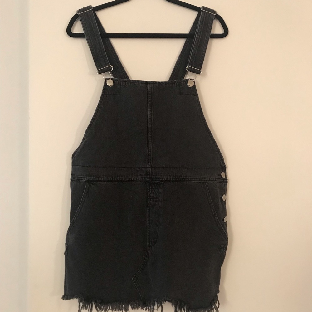 Free People Denim overall dress